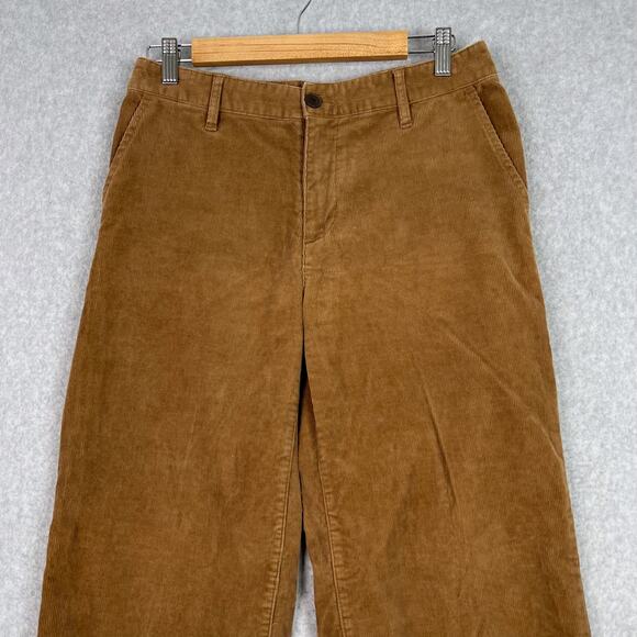 MUJI Brown Corduroy Straight Leg Pants Size Medium - Picture 2 of 15